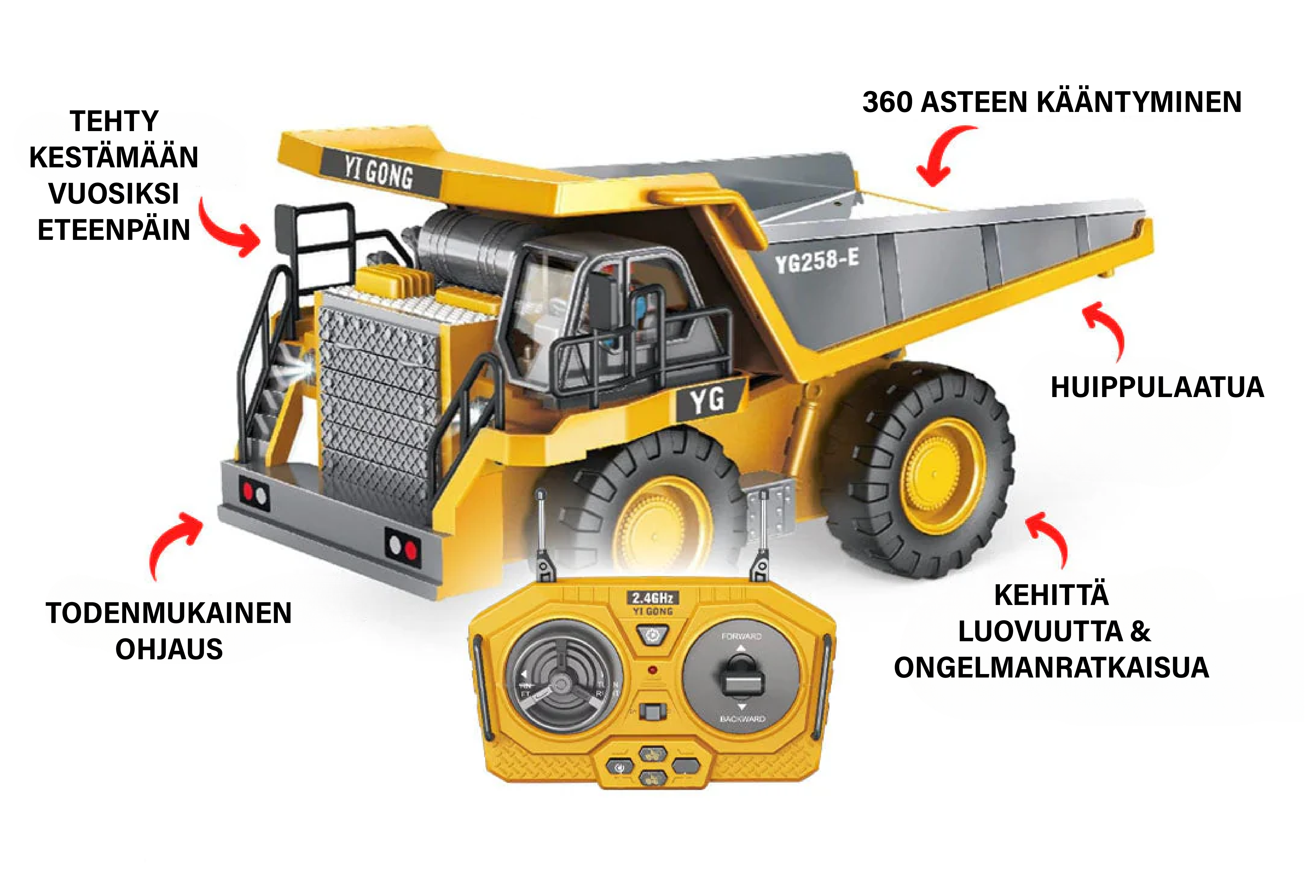 ConstructPro - Kauko-ohjatut koneet