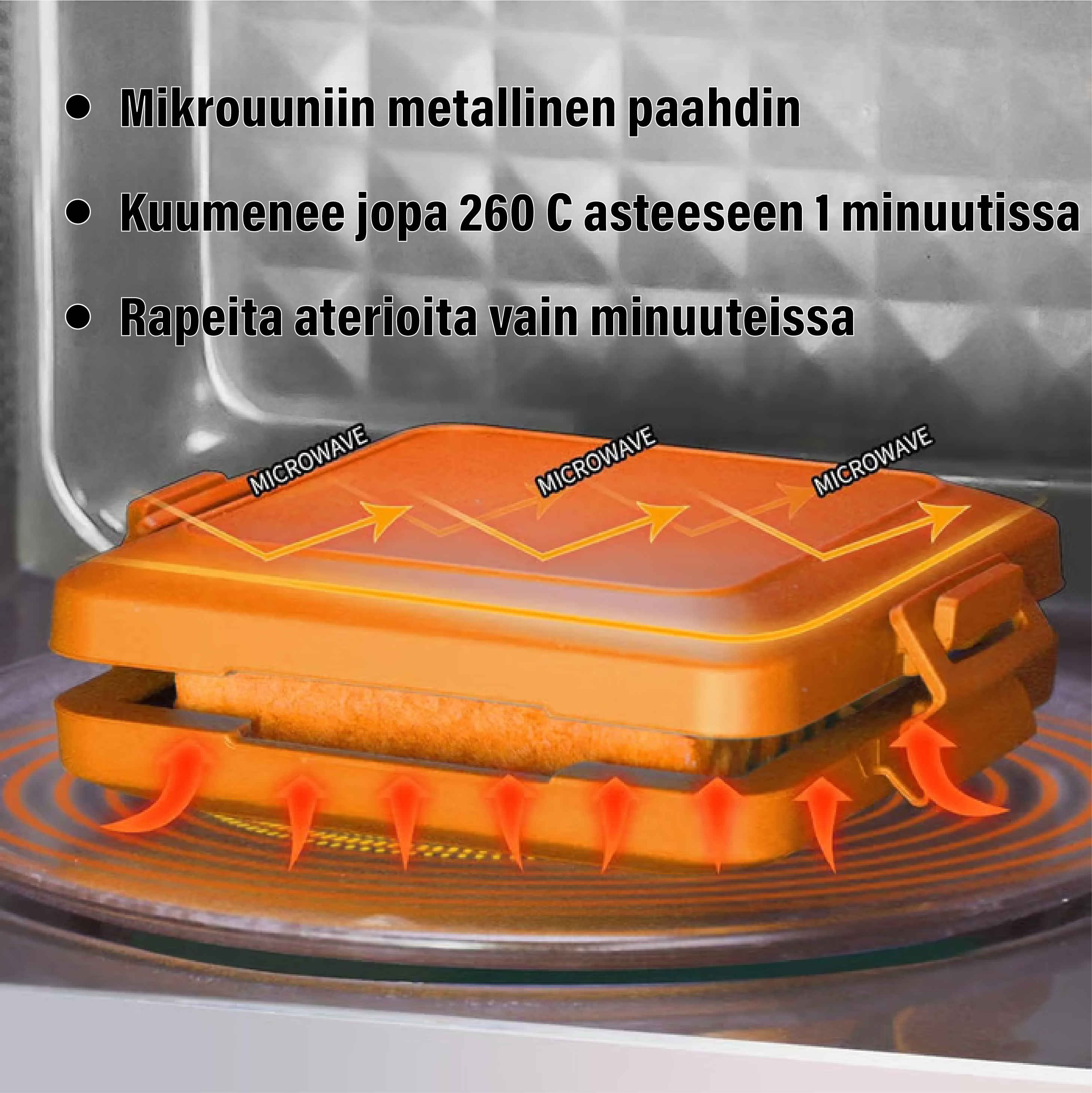 🔥KUUMA ALE🔥Virallinen Morphy Richards mikroaaltouunin leivänpaahdin