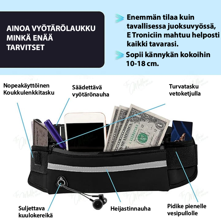 Käsivapaa Venyvä Koiran Hihna